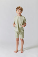 Kipp Linen Shorts - Green