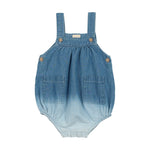 Analogie by Lil Legs Denim Dip Dye Romper