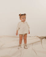Rylee + Cru Flutter Bloomer and Blouse Set - Embroidered Daisy