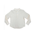Maniere Gauze Long Sleeve Shirt - Ivory