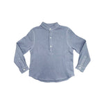 Maniere Gauze Long Sleeve Shirt - Powder Blue