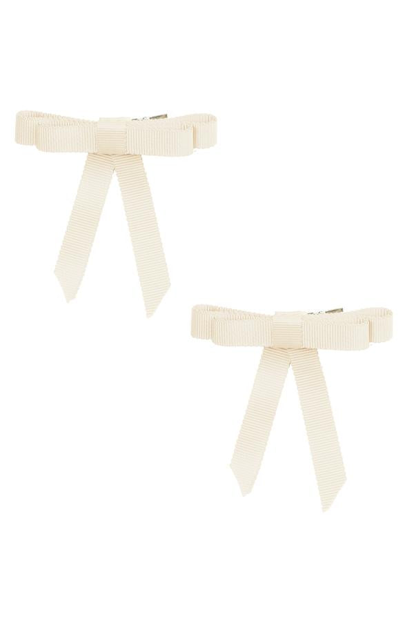 Project 6 Grosgrain Set of 2 Bow Clip