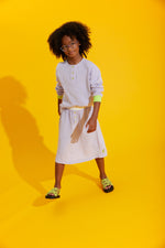 Hey Kid Lavender Gauze Skirt