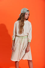 Hey Kid Tan Washed Skirt