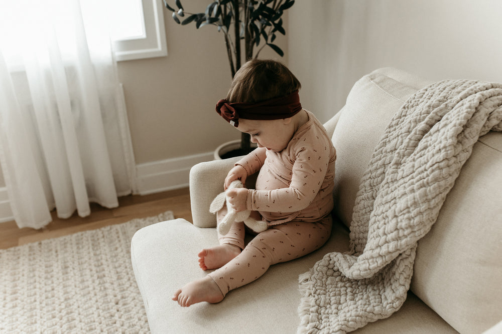 Lilette by Lil Legs Tulips Lounge Set - Pink/Pink