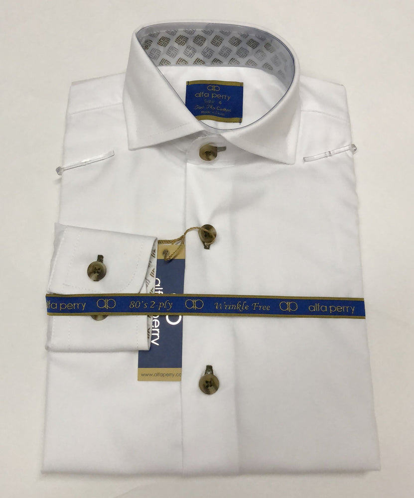 alfa perry dress shirts New Mens Alfa Perry Red Check Dress Shirt Size Large
