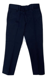 T.O Collection Skinny Stretch Dress Pants - Blue Pin Dot