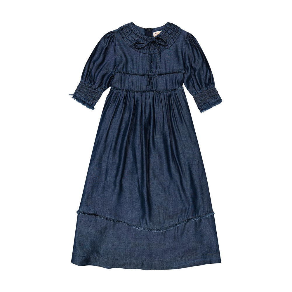 Teela Denim Tencel Maxi Dress Dark Denim – The Shoppe Miami