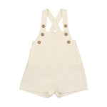 Analogie by Lil Legs Linen Overalls - Cream