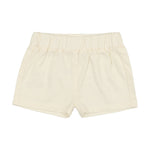 Analogie by Lil Legs Linen Pull On Shorts - Cream