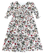 Meme Red and Black Floral Dress
