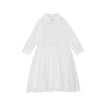 Christina Rohde White Cotton Dress