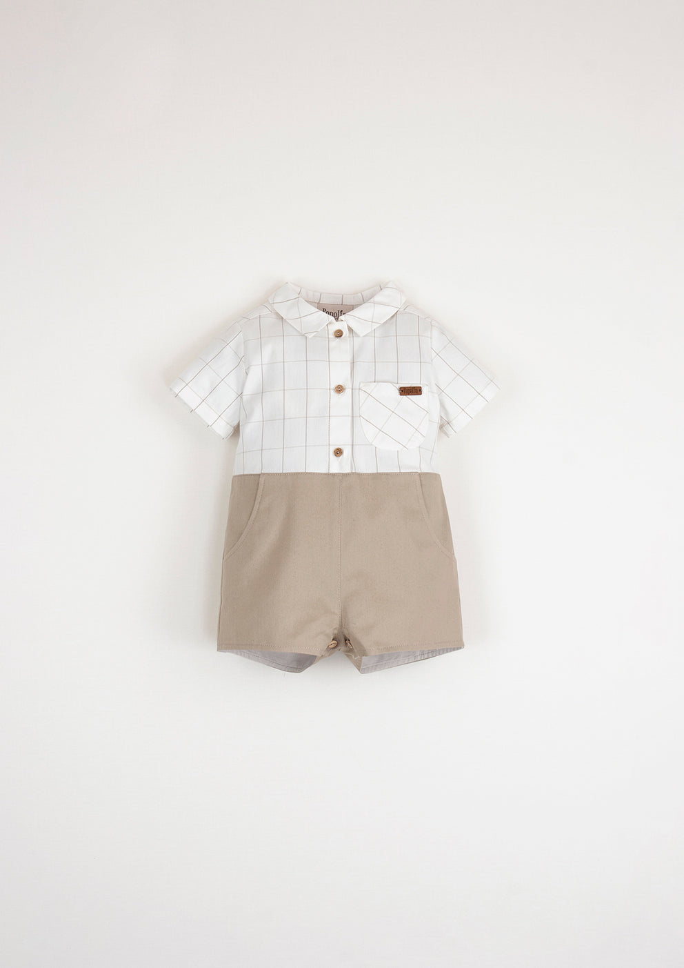 popelin Crossover romper suit - ロンパース・カバーオール