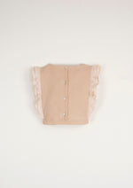 Popelin Organic Embroidered Top with Culotte Set