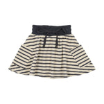 Analogie by Lil Legs Terry Drawstring Skirt - Off Navy