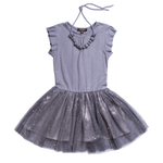 Imoga Vivian Necklace Dress - Charcoal