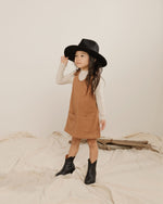 Rylee + Cru Odette Overall Dress - Rust