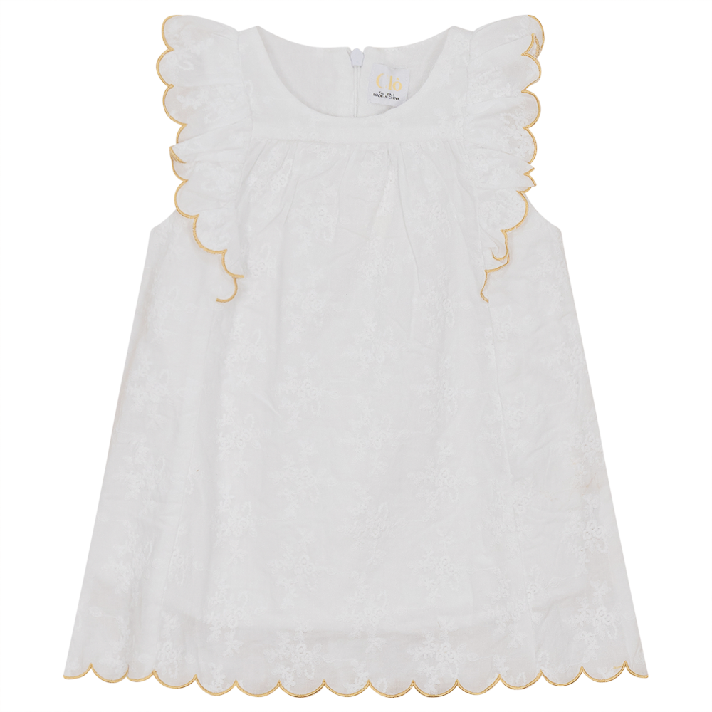 White and gold sales jumper