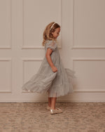 Noralee Dottie Dress - Dusty Blue