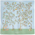 Atelier Choux Large Swaddle Blanket - In Bloom Blue