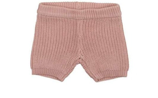 Coco Blanc Knit Shorts - Pink Heather