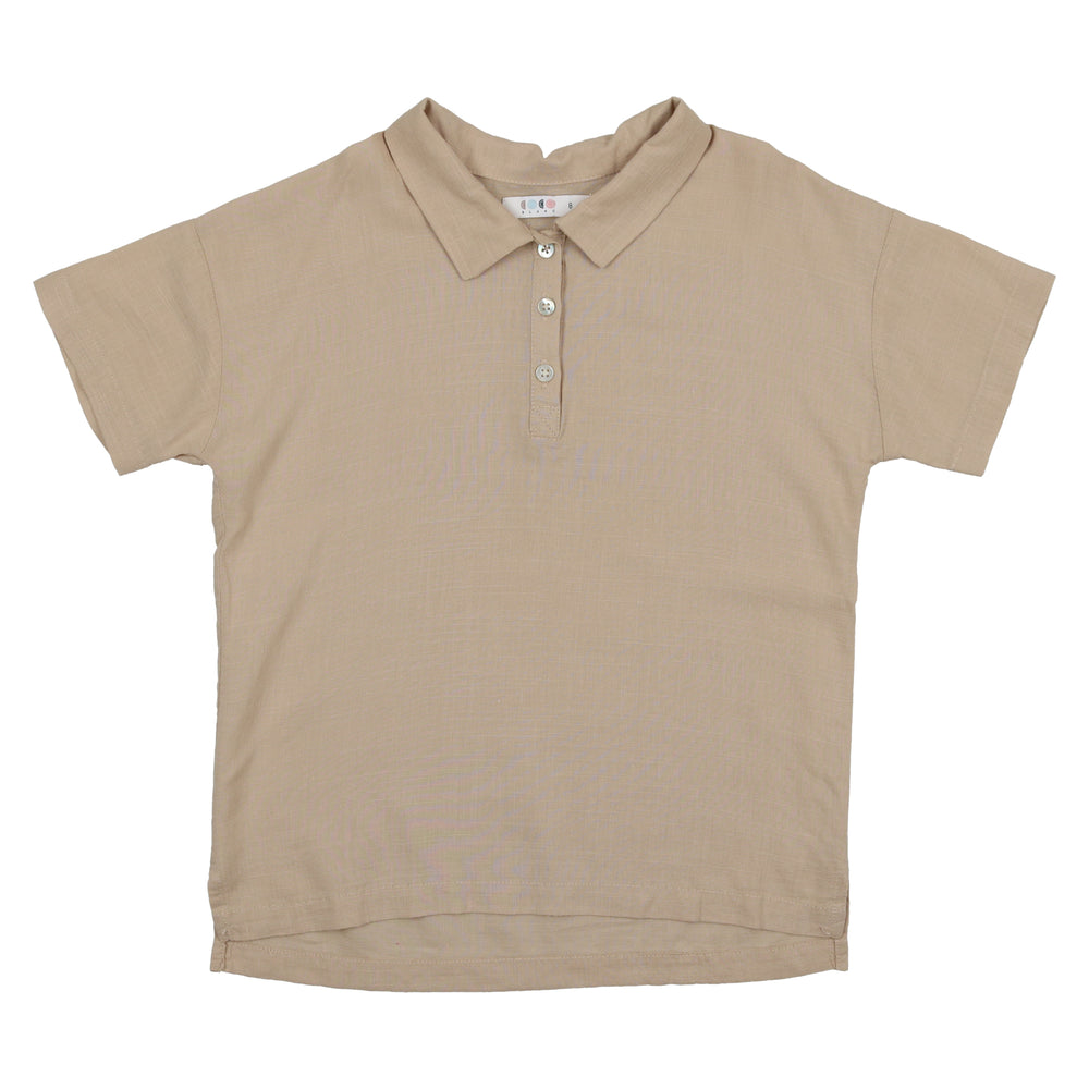 Coco Blanc Linen Shirt - Tan