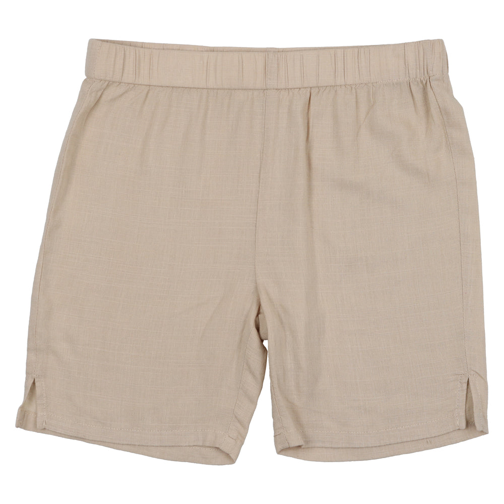 Coco Blanc Linen Shorts - Tan