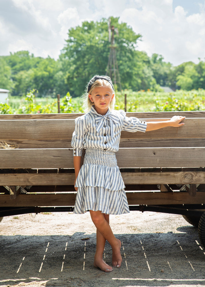 Teela Tiered Skirt - Sailor