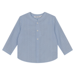 Elle & Boo Textured Print Shirt - Blue