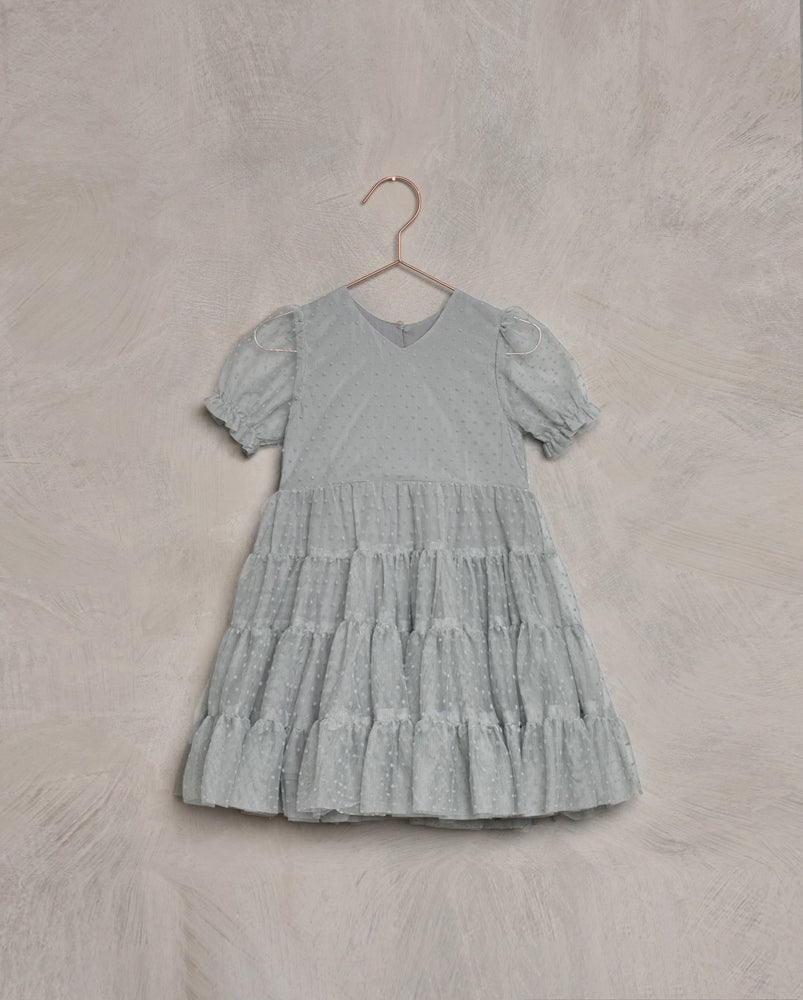 Noralee Dottie Dress - Dusty Blue