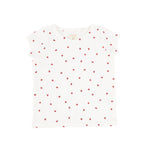 Analogie by Lil Legs Short Sleeve Strawberry T-shirt - White