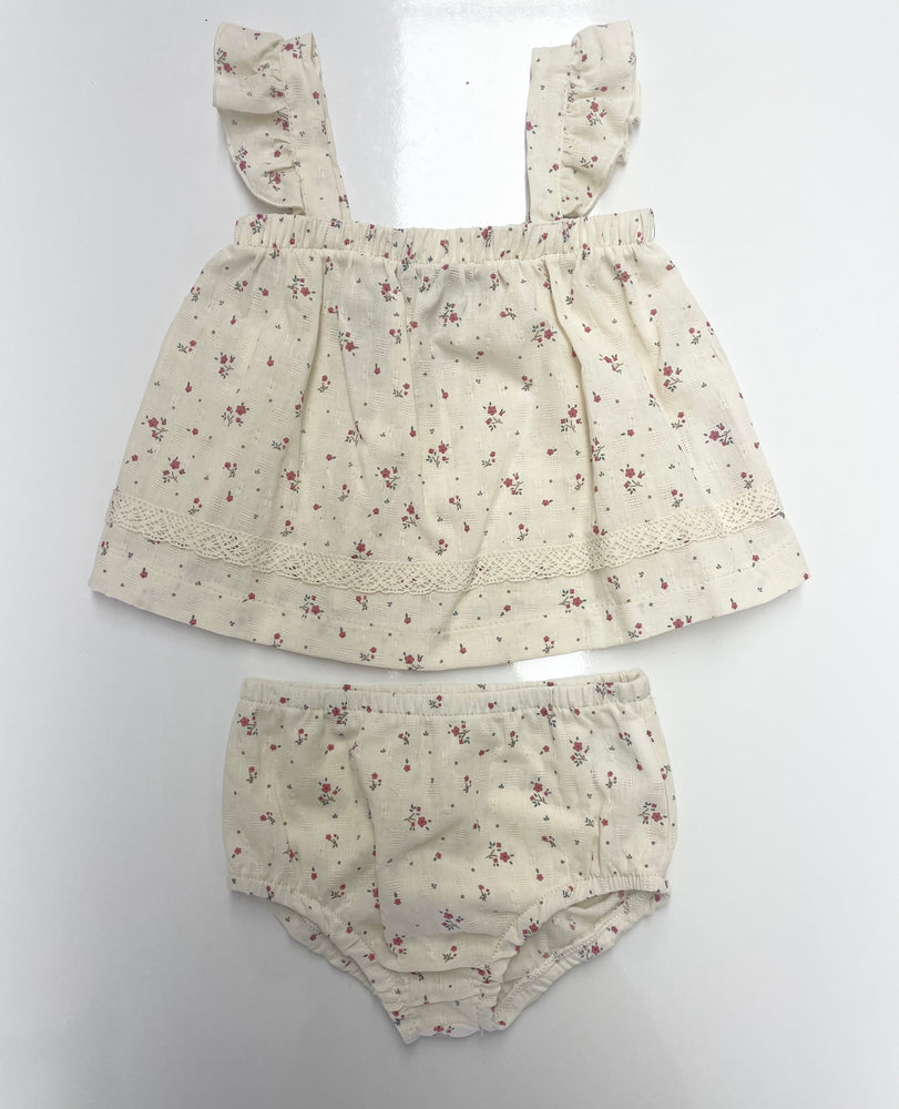 Space Grey Lace Baby Set