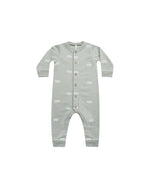 Rylee + Cru Buttondown Jumpsuit - Clouds