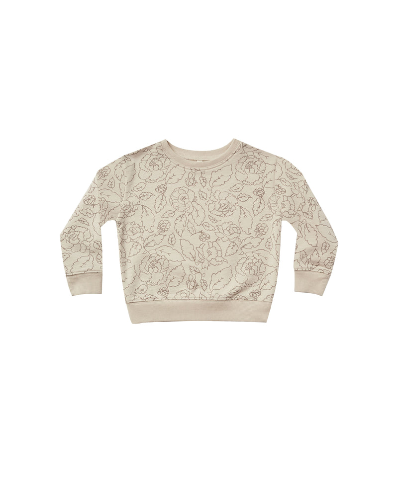 Rylee + Cru Wild Rose Sweat Set