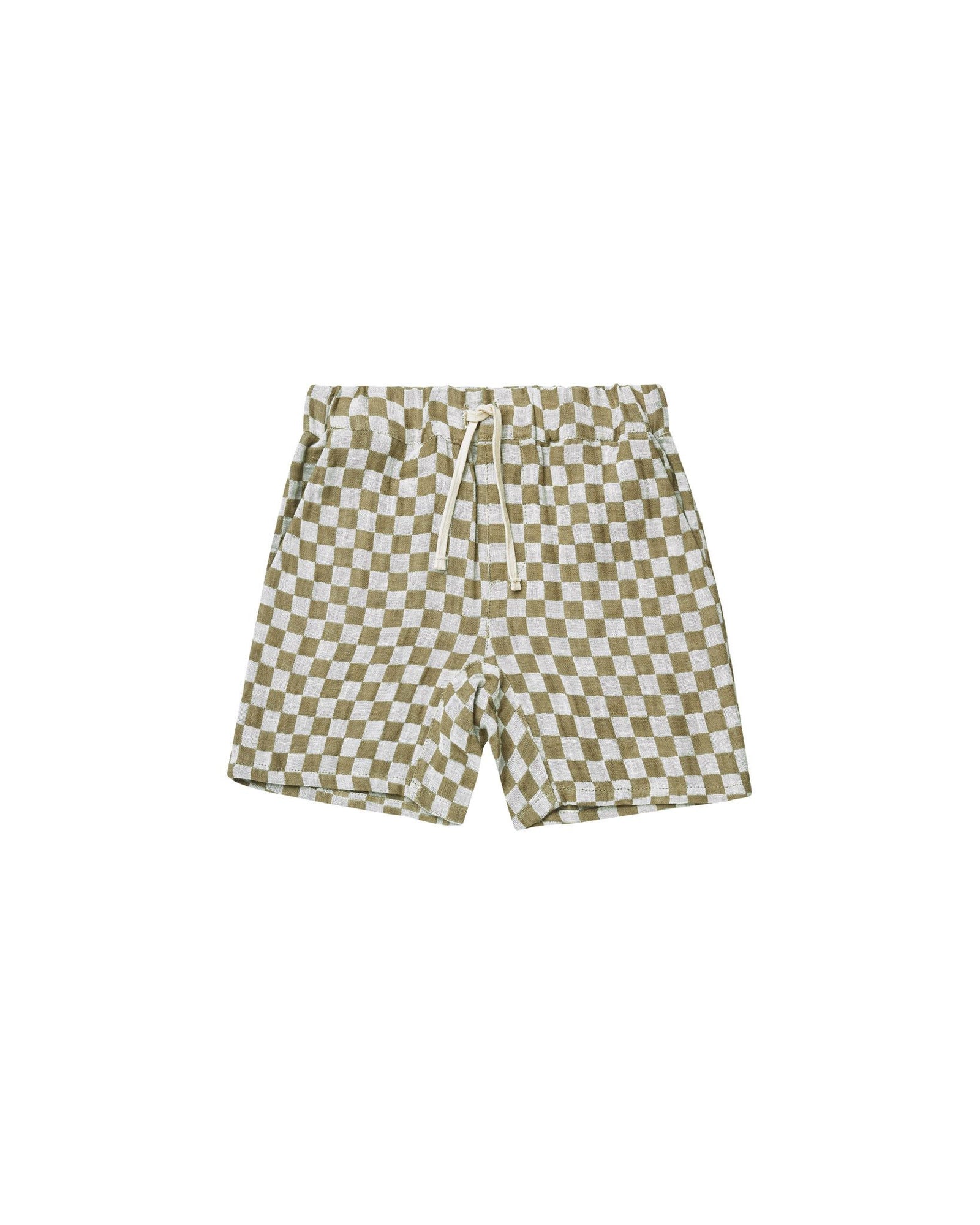 Rylee + Cru Olive Check Shorts – The Shoppe Miami