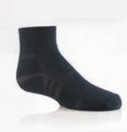 Zubii Plaid Ankle Sock - Navy