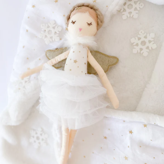 Mon Ami Adele Small White Angel Doll