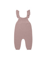 Quincy Mae Pointelle Knit Overalls - Lilac