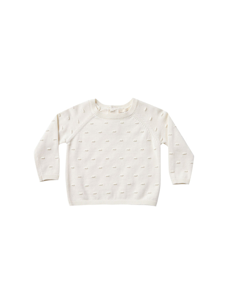 Quincy Mae Organic Knit Sweater - Ivory