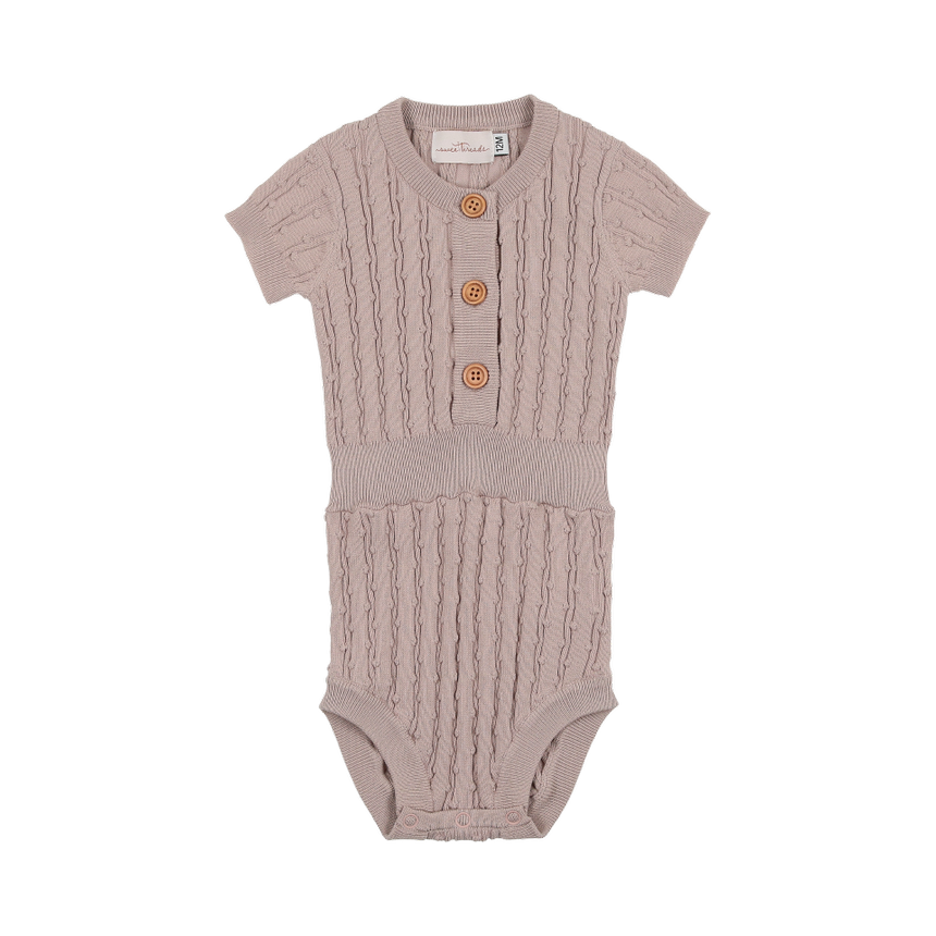 Sweet Threads Juniper Romper - Mauve